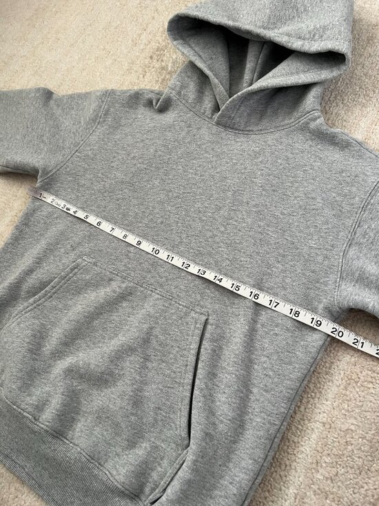 Aritzia Tna Cozy Fleece Grey Hoodie Sweatshirt S Cotton - Picture 6 of 9